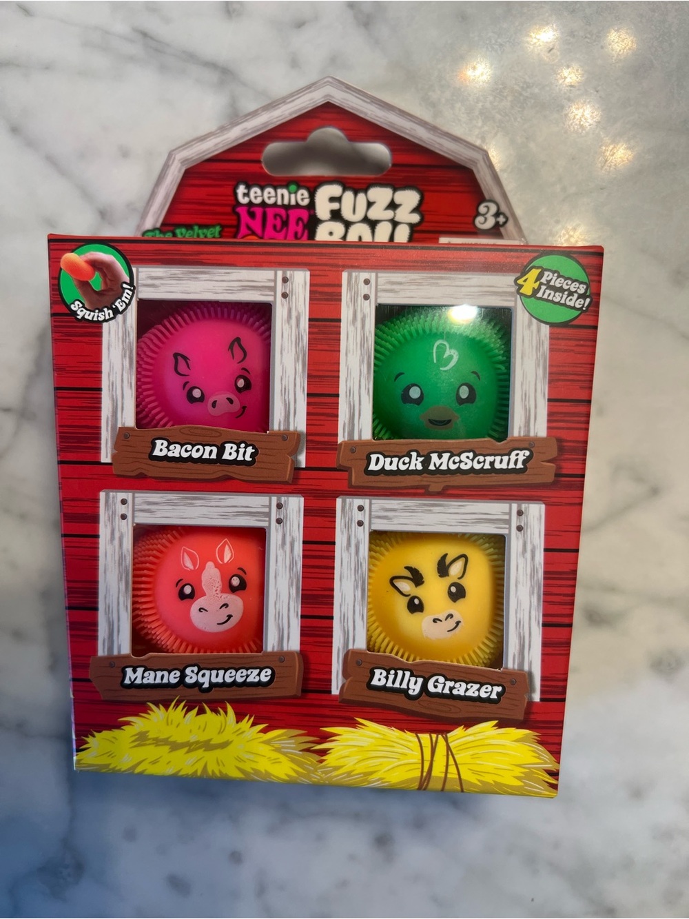 Farmyard Teenie Fuzz Ball Nee doh